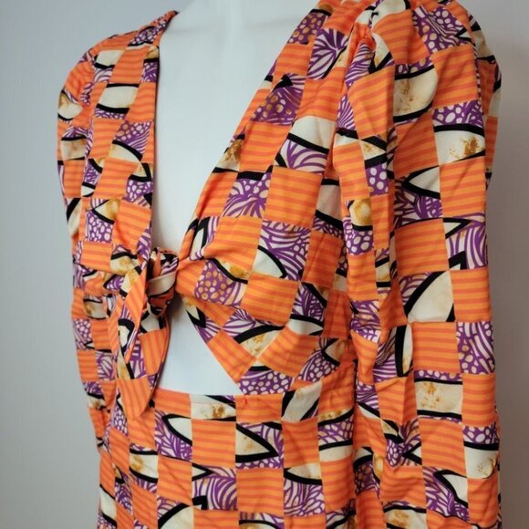 SHEIN Tie Front Ayssemtrical Dress - Picture 2 of 10